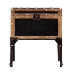 Emma Antique Black Trunk End Table by Southern Enterprises 15 Emma Antique Black Trunk End Table by Southern Enterprises -Southern Enterprises Sales antique black finish with dark antique bronze accents southern enterprises end side tables hd864785 1f 1000
