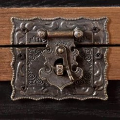 Emma Antique Black Trunk End Table by Southern Enterprises 16 Emma Antique Black Trunk End Table by Southern Enterprises -Southern Enterprises Sales antique black finish with dark antique bronze accents southern enterprises end side tables hd864785 44 1000