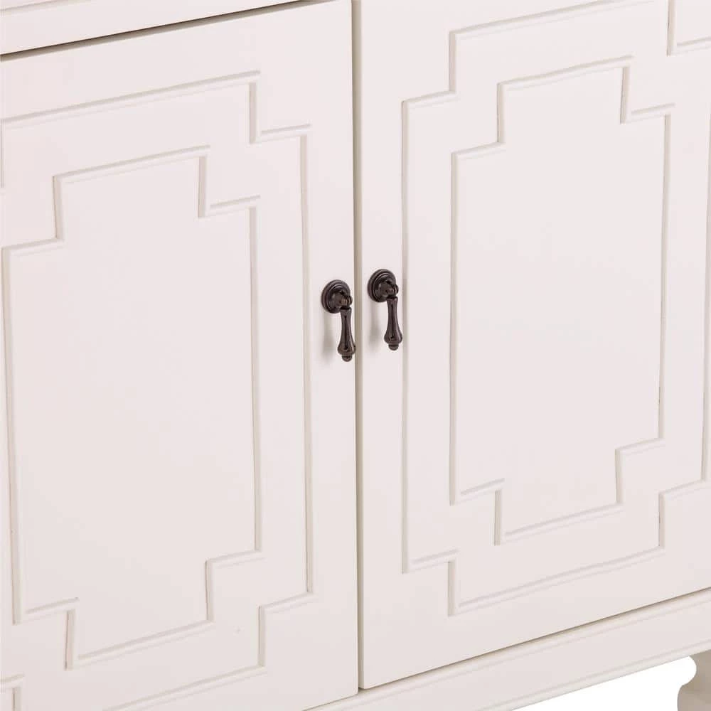 Shanera Antique White Low-Profile Accent Cabinet by Southern Enterprises 12 Shanera Antique White Low-Profile Accent Cabinet by Southern Enterprises - Image 10