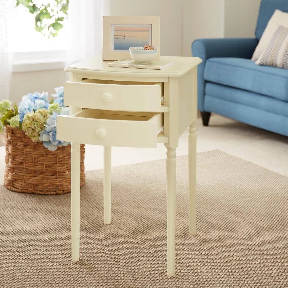 Kallie 18.25 in. Specialty Wooden Tall Farmhouse Accent Table with Storage by Southern Enterprises 4 Kallie 18.25 in. Specialty Wooden Tall Farmhouse Accent Table with Storage by Southern Enterprises - Image 2