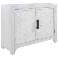 40 in. Antique White Modern Rectangle Wood Console Table for Living Room with 2-Shelves by Huluwat -Southern Enterprises Sales antique white huluwat console tables dj tc wf284635aak 76 1000