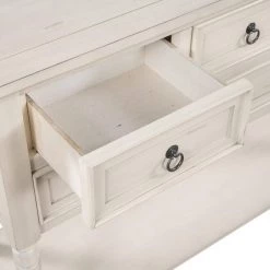 46 in. Antique White Modern Rectangle Wood Console Table with 6-Drawers and 1 Shelf by Huluwat 17 46 in. Antique White Modern Rectangle Wood Console Table with 6-Drawers and 1 Shelf by Huluwat -Southern Enterprises Sales antique white huluwat console tables dj tc wf284792aak 1f 1000