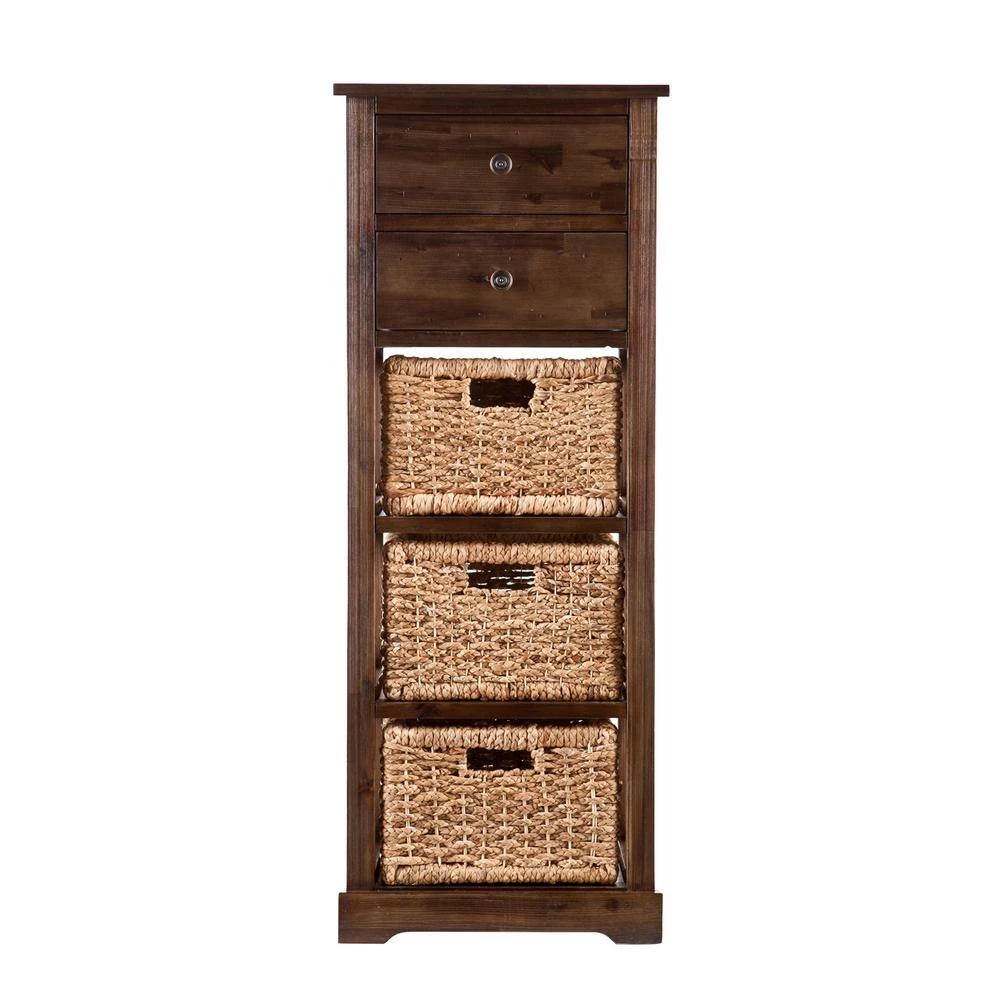 Antique Brown Chest by Southern Enterprises 6 Antique Brown Chest by Southern Enterprises - Image 4