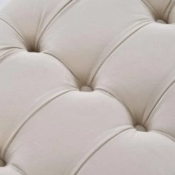 Beige Upholstered Flip Top Storage Bench with Button Tufted Top (16.1 in. H x 46.5 in. W x 20.1 in. D) by Huluwat 15 Beige Upholstered Flip Top Storage Bench with Button Tufted Top (16.1 in. H x 46.5 in. W x 20.1 in. D) by Huluwat -Southern Enterprises Sales beige huluwat bedroom benches dj tc wf280924aaa 1f 1000