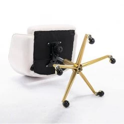 Beige Velvet Seat Office Chair With Adjustable Height by Huluwat 14 Beige Velvet Seat Office Chair With Adjustable Height by Huluwat -Southern Enterprises Sales beige huluwat task chairs dj w21231632 44 1000