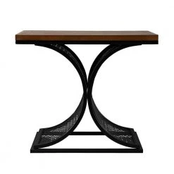 Jaysen 22 in. Wooden Square 2-Tone Accent Table by Southern Enterprises