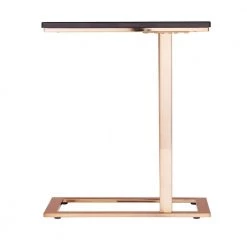 Messon Black and Champagne Contemporary C-Table by Southern Enterprises -Southern Enterprises Sales black and champagne finish southern enterprises end side tables hd434315 40 1000