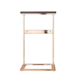 Messon Black and Champagne Contemporary C-Table by Southern Enterprises -Southern Enterprises Sales black and champagne finish southern enterprises end side tables hd434315 4f 1000