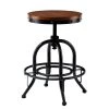 Christopher Industrial Adjustable Height Black Bar Stool by Southern Enterprises 2 Christopher Industrial Adjustable Height Black Bar Stool by Southern Enterprises -Southern Enterprises Sales black distressed dark pine southern enterprises bar stools hd864365 64 1000