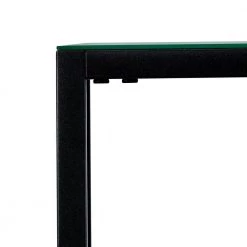 Quenn 36 in. Black Standard Rectangle Mirrored Console Table by Southern Enterprises -Southern Enterprises Sales black finish southern enterprises console tables hd530512 44 1000