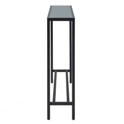 Quenn 56 in. Black Standard Rectangle Mirrored Console Table by Southern Enterprises 14 Quenn 56 in. Black Standard Rectangle Mirrored Console Table by Southern Enterprises -Southern Enterprises Sales black finish southern enterprises console tables hd530529 40 1000