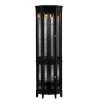 Carlotta Black China Cabinet by Southern Enterprises -Southern Enterprises Sales black finish with brushed nickel hardware southern enterprises display cabinets hd888415 64 1000