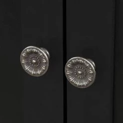 43 in. Black Modern Rectangle Solid Wood Console Table for Living Room with 4-Drawers, 1-Cabinet and 1-Shelf by Huluwat 16 43 in. Black Modern Rectangle Solid Wood Console Table for Living Room with 4-Drawers, 1-Cabinet and 1-Shelf by Huluwat -Southern Enterprises Sales black huluwat console tables dj tc wf286836aab 44 1000