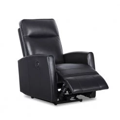 Black Leather Recliner with Power USB(Set of 1) by Huluwat 15 Black Leather Recliner with Power USB(Set of 1) by Huluwat -Southern Enterprises Sales black huluwat recliners lys tc 275131501 1f 1000