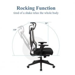Black Nylon Mesh Back Height Adjustable Office Chair with Headrest and 2D Armrests by Huluwat 16 Black Nylon Mesh Back Height Adjustable Office Chair with Headrest and 2D Armrests by Huluwat -Southern Enterprises Sales black huluwat task chairs jdd g h08 3007hb 44 1000