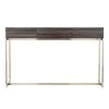 Pastana 47.75 in. Black Oak and Antique Brass Rectangle MDF Top Console Table with Storage by Southern Enterprises -Southern Enterprises Sales black oak and antique brass finish southern enterprises console tables hd446974 64 1000