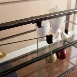 Paxton 51 in. Black/Clear Rectangle Glass Console Table with Storage by Southern Enterprises 8 Paxton 51 in. Black/Clear Rectangle Glass Console Table with Storage by Southern Enterprises -Southern Enterprises Sales black southern enterprises console tables hd888446 c3 1000