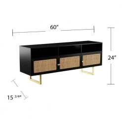 Mursley Black Two Tone Media Cabinet by Southern Enterprises -Southern Enterprises Sales black southern enterprises media storage hd388106 c3 1000