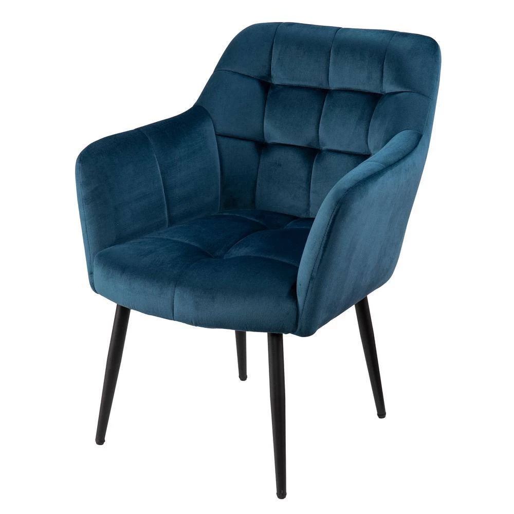 Taymount Blue Fabric Armchair by Southern Enterprises 3 Taymount Blue Fabric Armchair by Southern Enterprises