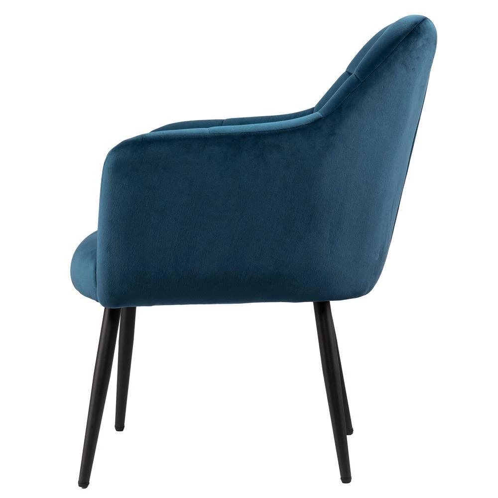 Taymount Blue Fabric Armchair by Southern Enterprises 4 Taymount Blue Fabric Armchair by Southern Enterprises - Image 2