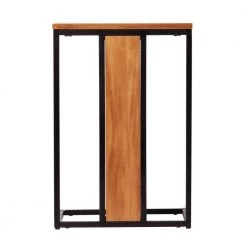 Lucia Brown and Black Contemporary C-Table by Southern Enterprises -Southern Enterprises Sales brown and black finish southern enterprises end side tables hd434285 66 1000