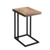 13.78 in. Brown C-Shaped Wood End Table with Metal Frame by Huluwat -Southern Enterprises Sales brown huluwat c tables dj tc wf191336aad 64 1000
