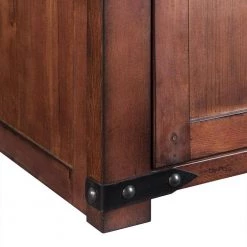 48 in. Brown Rectangle MDF Coffee Table with Storage Shelf and Cabinets, Sliding Doors by Huluwat -Southern Enterprises Sales brown huluwat coffee tables dj tc wf191334aad fa 1000