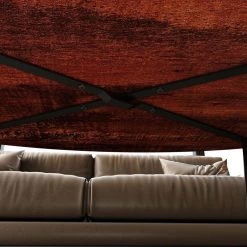 43 in. Brown Oval Particleboard Coffee Table with Solid Iron Support Frame by Huluwat 13 43 in. Brown Oval Particleboard Coffee Table with Solid Iron Support Frame by Huluwat -Southern Enterprises Sales brown huluwat coffee tables jh tc tb00143bksw 1f 1000