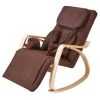 Brown Linen Full massage function Comfortable Relax Rocking Chair with Cotton Fabric Cushion by Huluwat -Southern Enterprises Sales brown huluwat rockers gliders ottomans dj tc w31135544 64 1000