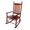 Brown Populus Wood Porch Rocker Chair by Huluwat 2 Brown Populus Wood Porch Rocker Chair by Huluwat -Southern Enterprises Sales brown huluwat rockers gliders ottomans dj tc w49528619 64 1000
