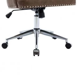 Brown PU Seat Office Chair with Adjustable Height by Huluwat -Southern Enterprises Sales brown huluwat task chairs dj w21231635 44 1000