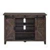 Nuami 48 in. Cerused Burnt Oak Engineered Wood TV Stand Fits TVs Up to 50 in. by Southern Enterprises