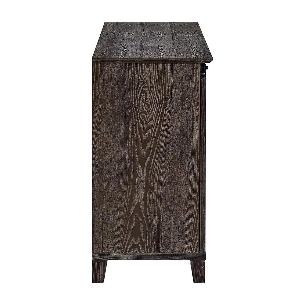 Nuami 48 in. Cerused Burnt Oak Engineered Wood TV Stand Fits TVs Up to 50 in. by Southern Enterprises 4 Nuami 48 in. Cerused Burnt Oak Engineered Wood TV Stand Fits TVs Up to 50 in. by Southern Enterprises - Image 2