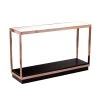 Kreesa 49 in. Clear/Champagne/Black Rectangle Glass Console Table with Storage by Southern Enterprises 1 Kreesa 49 in. Clear/Champagne/Black Rectangle Glass Console Table with Storage by Southern Enterprises -Southern Enterprises Sales champagne and black finish southern enterprises console tables hd433356 64 1000