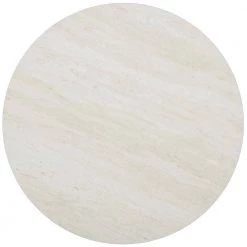 Ensla Champagne with Faux Stone Round Coffee Table by Southern Enterprises -Southern Enterprises Sales champagne and faux travertine finish southern enterprises end side tables hd530987 1d 1000