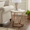 Ensla Champagne with Faux Stone Round Coffee Table by Southern Enterprises 2 Ensla Champagne with Faux Stone Round Coffee Table by Southern Enterprises -Southern Enterprises Sales champagne and faux travertine finish southern enterprises end side tables hd530987 64 1000