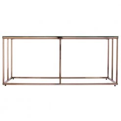 Lahz 42 in. Champagne/Clear Large Rectangle Glass Coffee Table by Southern Enterprises -Southern Enterprises Sales champagne finish southern enterprises coffee tables hd433585 4f 1000