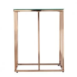 Lahz Champagne Contemporary End Table by Southern Enterprises -Southern Enterprises Sales champagne finish southern enterprises end side tables hd433592 1f 1000