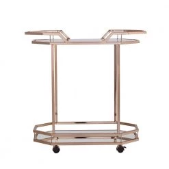 Berndt Champagne Finish Bar Cart by Southern Enterprises 12 Berndt Champagne Finish Bar Cart by Southern Enterprises -Southern Enterprises Sales champagne finish with mirror southern enterprises bar carts hd530178 66 1000