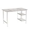 47.3 in. Rectangular Chrome/Clear Writing Desks with Glass Top by Southern Enterprises 1 47.3 in. Rectangular Chrome/Clear Writing Desks with Glass Top by Southern Enterprises -Southern Enterprises Sales chrome clear southern enterprises writing desks hd888569 64 1000