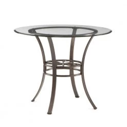 Southern Enterprises Sales 24 Leister Dark Brown Dining Table by Southern Enterprises