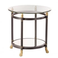 Southern Enterprises Sales 32 Dorothy Dark Gray End Table by Southern Enterprises