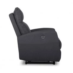 Dark Gray Fabric Power USB Recliner(Set of 1) by Huluwat -Southern Enterprises Sales dark gray huluwat recliners lys tc 260131301 44 1000