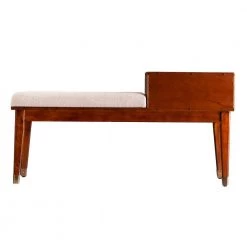 Bennson Dark Sienna Storage Bench by Southern Enterprises -Southern Enterprises Sales dark sienna ivory southern enterprises bedroom benches hd523699 44 1000