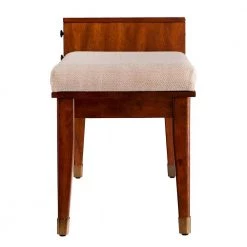 Bennson Dark Sienna Storage Bench by Southern Enterprises -Southern Enterprises Sales dark sienna ivory southern enterprises bedroom benches hd523699 4f 1000