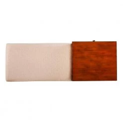 Bennson Dark Sienna Storage Bench by Southern Enterprises -Southern Enterprises Sales dark sienna ivory southern enterprises bedroom benches hd523699 76 1000