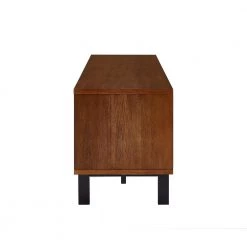 Hanna 63 in. Dark Tobacco and Black Engineered Wood TV Stand Fits TVs Up to 61 in. by Southern Enterprises -Southern Enterprises Sales dark tobacco and black finish southern enterprises tv stands hd531731 40 1000