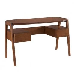 48.25 in. Dark Tobacco Rectangular 2 -Drawer Writing Desk with Storage by Southern Enterprises -Southern Enterprises Sales dark tobacco southern enterprises writing desks hd599083 1f 1000
