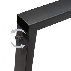 59 in. Retangular Dark Walnut Manufactured Wood No Drawer Contemporary Computer Desk with Adjustable Leg Pads by Huluwat 20 59 in. Retangular Dark Walnut Manufactured Wood No Drawer Contemporary Computer Desk with Adjustable Leg Pads by Huluwat -Southern Enterprises Sales dark walnut color huluwat computer desks xyd g glkdsk03 76 1000