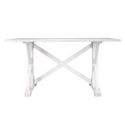 Wexer 35 in. Rectangle Distressed White Finish MDF Top Farmhouse 6 Person Dining Table by Southern Enterprises 12 Wexer 35 in. Rectangle Distressed White Finish MDF Top Farmhouse 6 Person Dining Table by Southern Enterprises -Southern Enterprises Sales distressed white southern enterprises kitchen dining tables hd650203 66 1000
